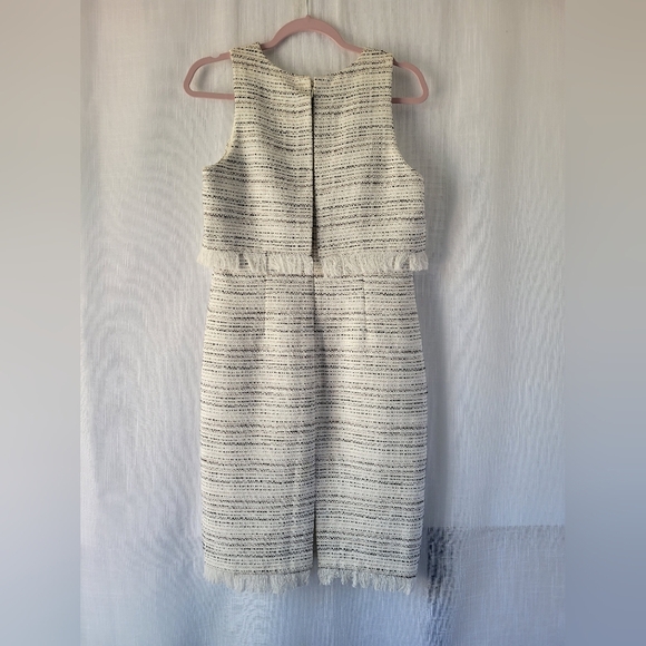 Karl Lagerfeld Paris white and black tweed dress size 4 - Picture 3 of 11